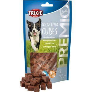 Ласощі Trixie Premio Guse Liver Cubes для собак кубики з гусячою печінкою 100 г 31867 фото