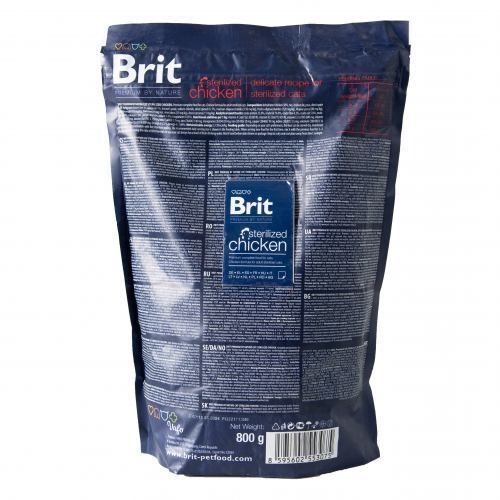 Корм сухой Brit Premium by Nature Cat Sterilised для стерилизованных кошек с курицей 800 г 171854 фото